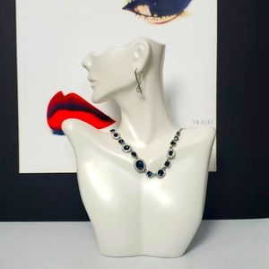 Givenchy Silver Choker  with Crystals Chain